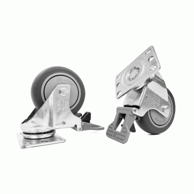 Rear Swivel with Total Brake